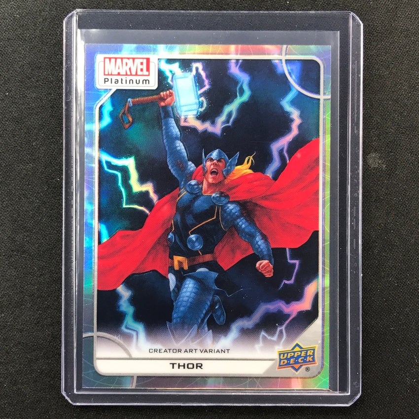 2023 Marvel Platinum Thor Creator Art Variant Rainbow Sp #86