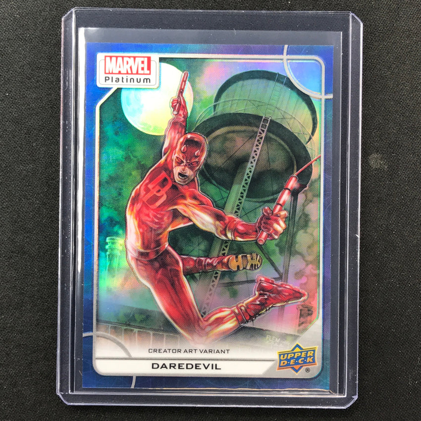 2023 Marvel Platinum Daredevil Creater Art Variant Yellow Rainbow Sp #96