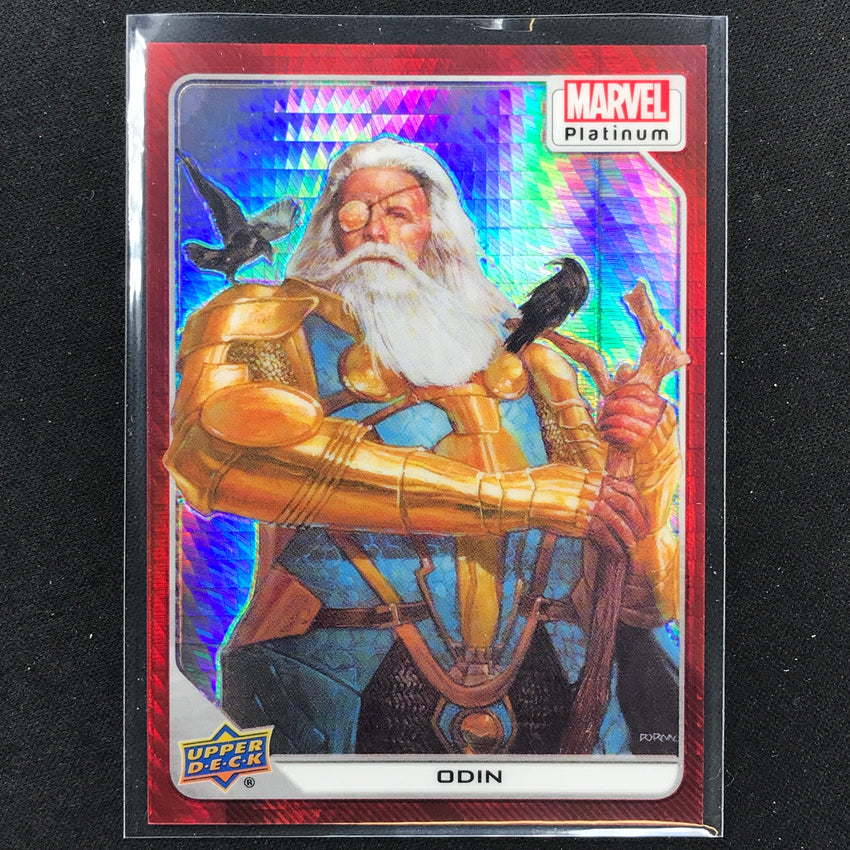 2023 Marvel Platinum Odin Base Red Prism 127/199 #6