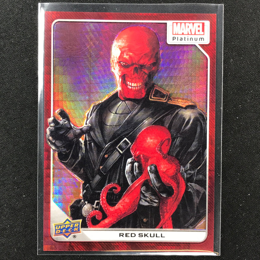 2023 Marvel Platinum RED SKULL Base Red Prism 6/199 #7