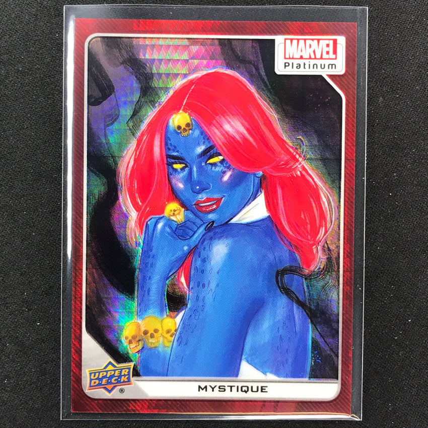 2023 Marvel Platinum Mystique Base Red Prism 60/199 No 29