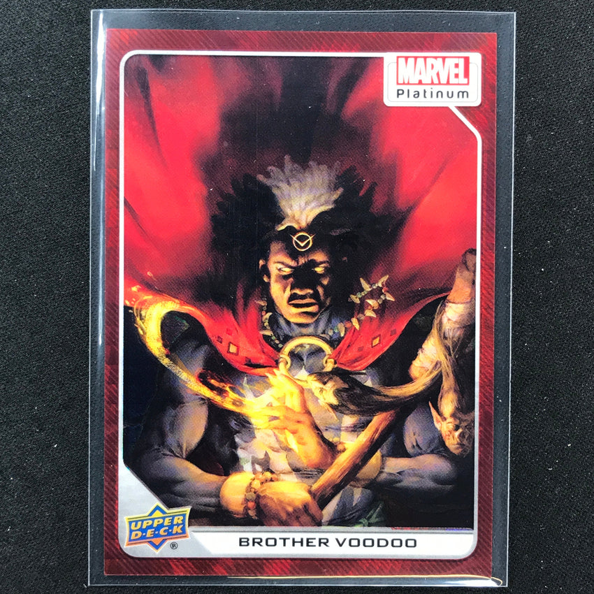 2023 Marvel Platinum Brother Voodoo Base Red Prism 52/199 #33