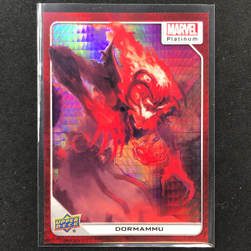 2023 Marvel Platinum Dormammu Base Red Prism 81/199 No 52