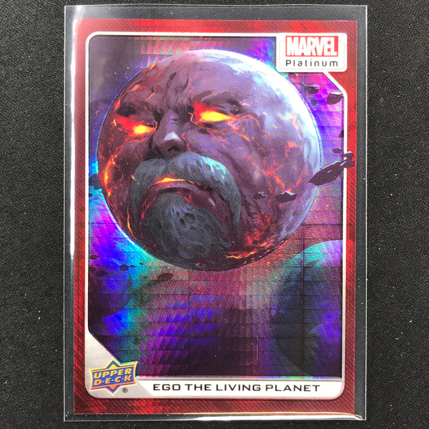 2023 Marvel Platinum Ego The Living Planet Base Red Prism 55/199 #76