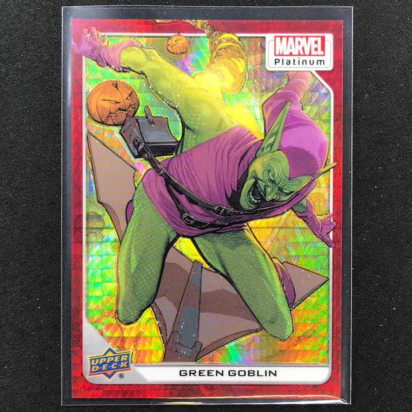 2023 Marvel Platinum Green Goblin Base Red Prism 13/199 No 90