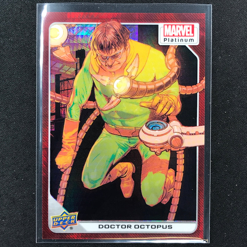2023 Marvel Platinum Doctor Octopus Base Red Prism 92/199 #91