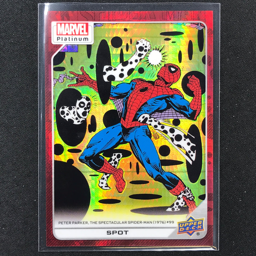 2023 Marvel Platinum Spot High Series Base Red Prism 16/199 No 101