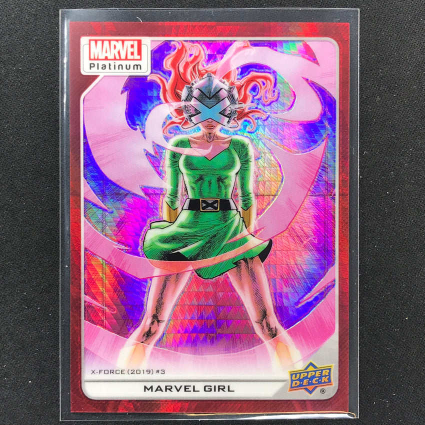 2023 Marvel Platinum Marvel Girl High Series Base Red Prism 109/199 No 108