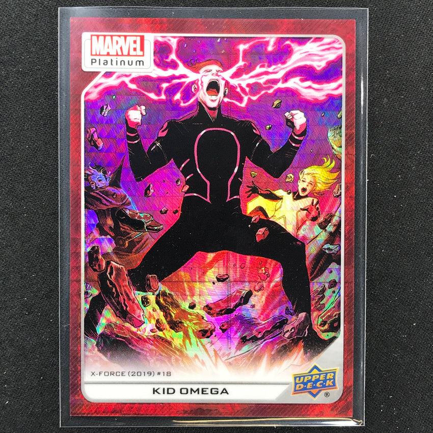 2023 Marvel Platinum Kid Omega High Series Base Red Prism 176/199 #109