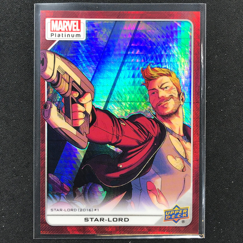 2023 Marvel Platinum Star-lord High Series Base Red Prism 194/199 No 116