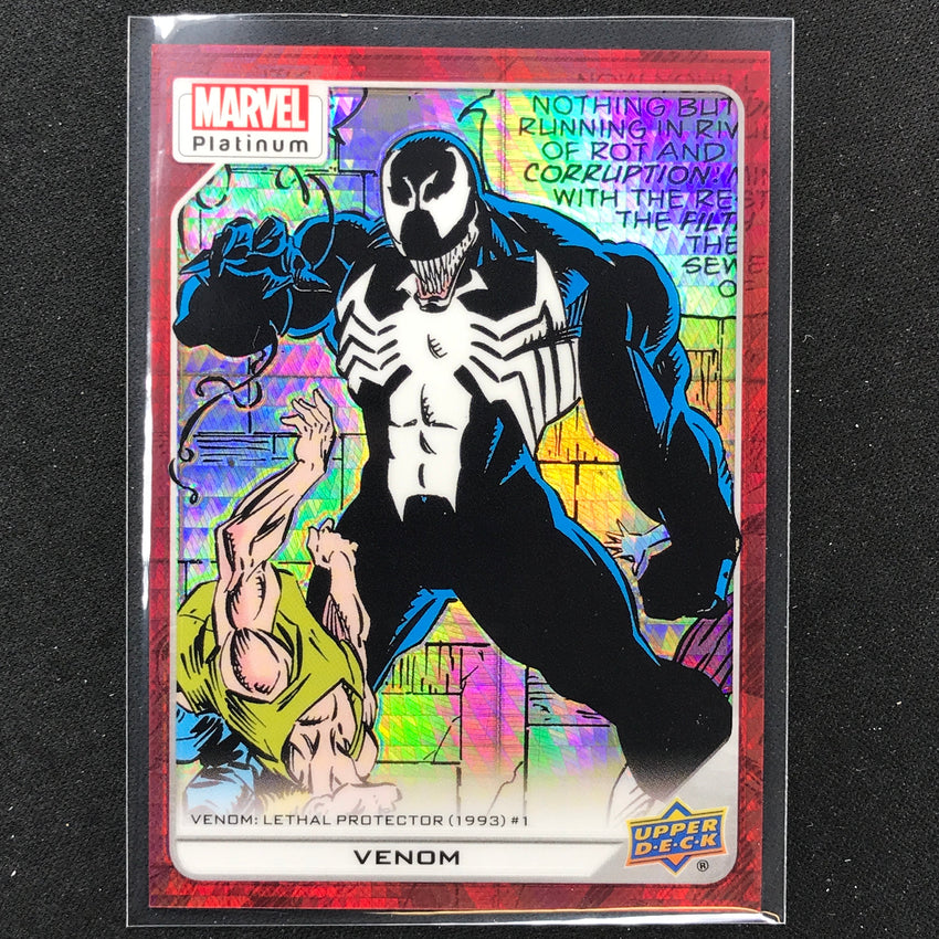 2023 Marvel Platinum Venom High Series Base Red Prism 119/199 No 124