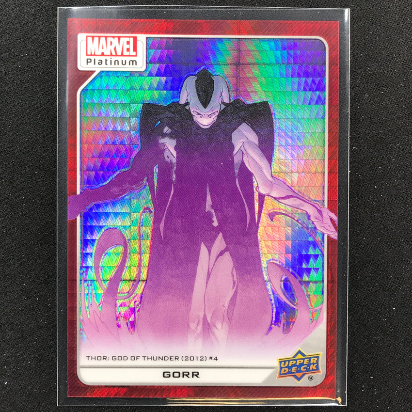 2023 Marvel Platinum Gorr High Series Base Red Prism 172/199 No 133