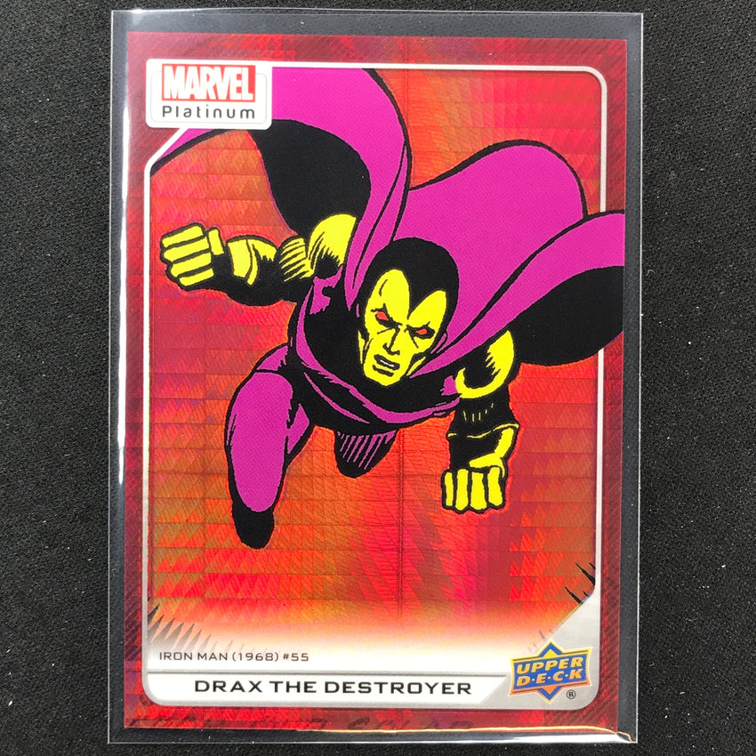 2023 Marvel Platinum Drax The Destroyer High Series Base Red Prism 175/199 #142