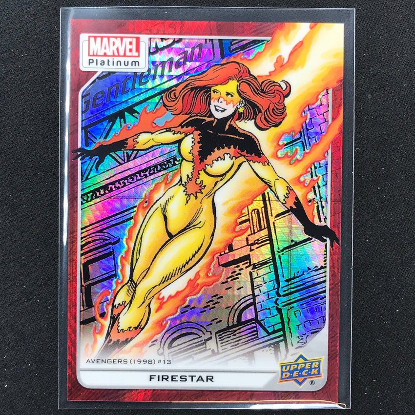 2023 Marvel Platinum Firestar High Series Base Red Prism 59/199 No 149