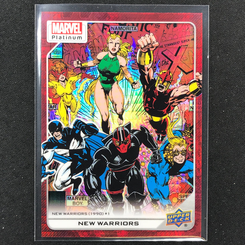 2023 Marvel Platinum New Warriors High Series Base Red Prism 127/199 No 162