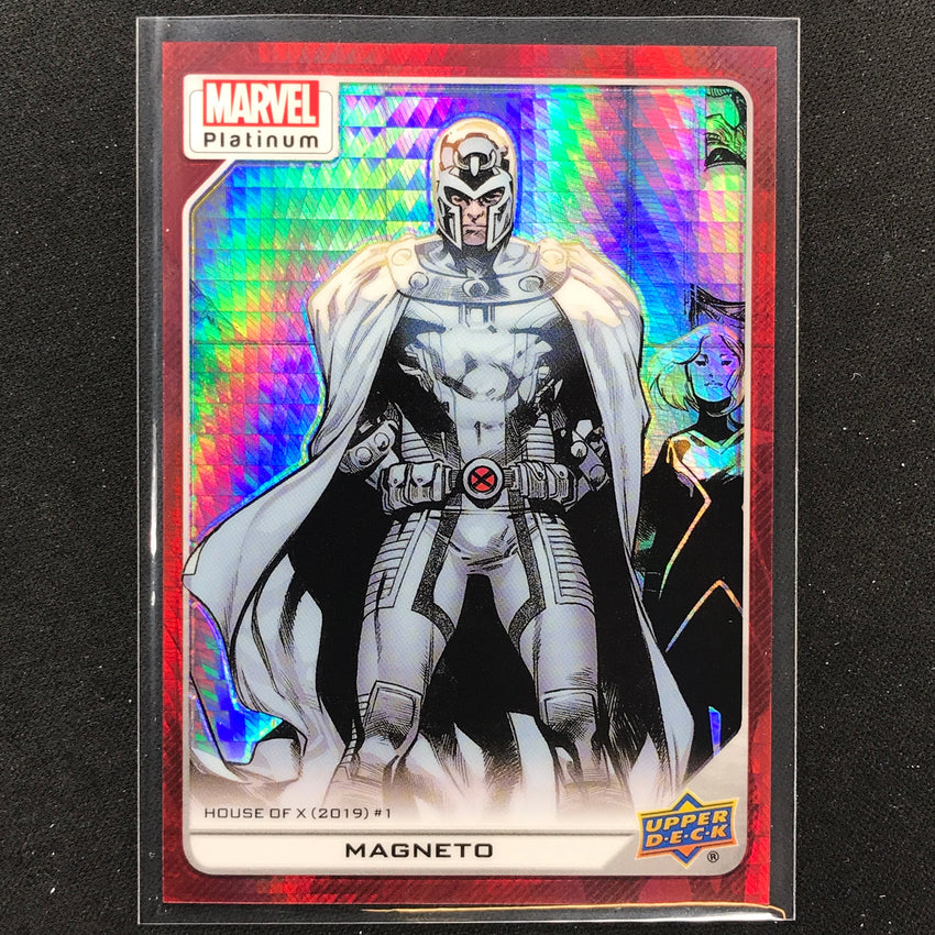 2023 Marvel Platinum Magneto High Series Base Red Prism 51/199 No 164