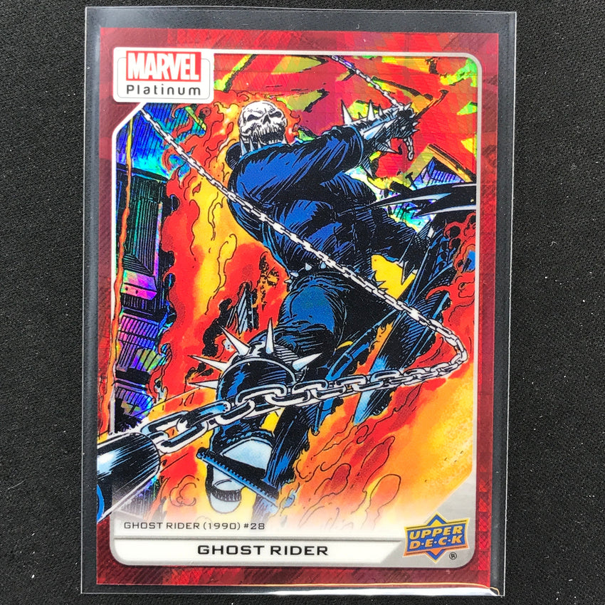 2023 Marvel Platinum Ghost Rider High Series Base Red Prism 117/199 No 179