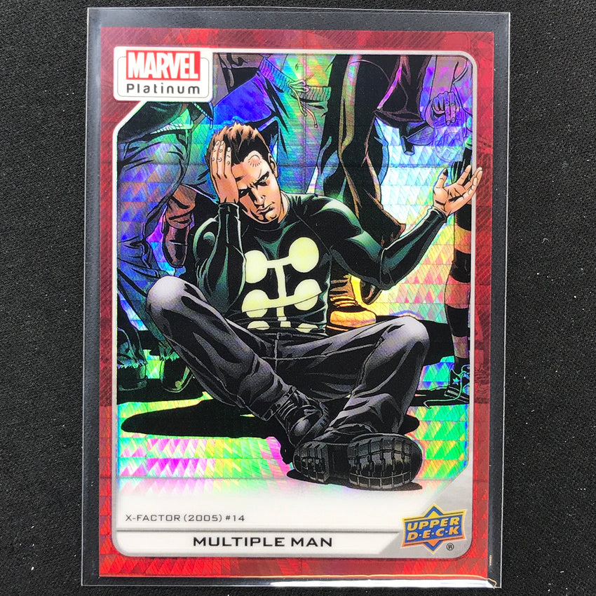 2023 Marvel Platinum Multiple Man High Series Base Red Prism 151/199 #195