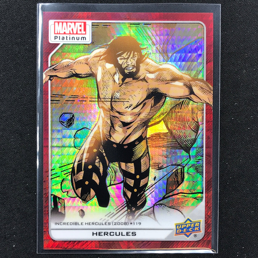 2023 Marvel Platinum Hercules High Series Base Red Prism 143/199 #197