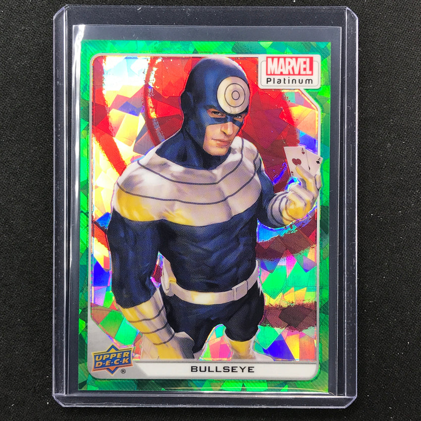 2023 Marvel Platinum Bullseye Base Green Crackle 11/99 #17