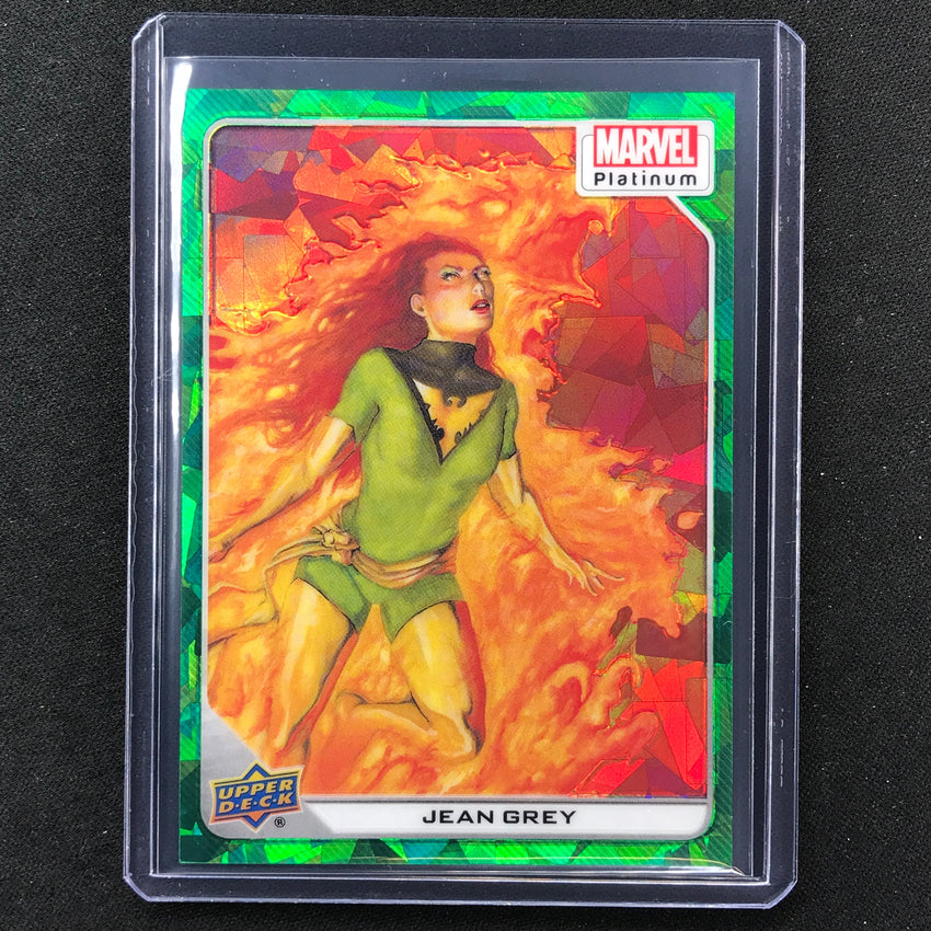 2023 Marvel Platinum Jean Grey Base Green Crackle 72/99 No 46