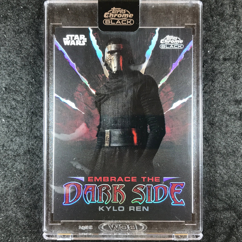 2024 Star Wars Chrome Black KYLO REN Embrace the Dark Side #ED-10