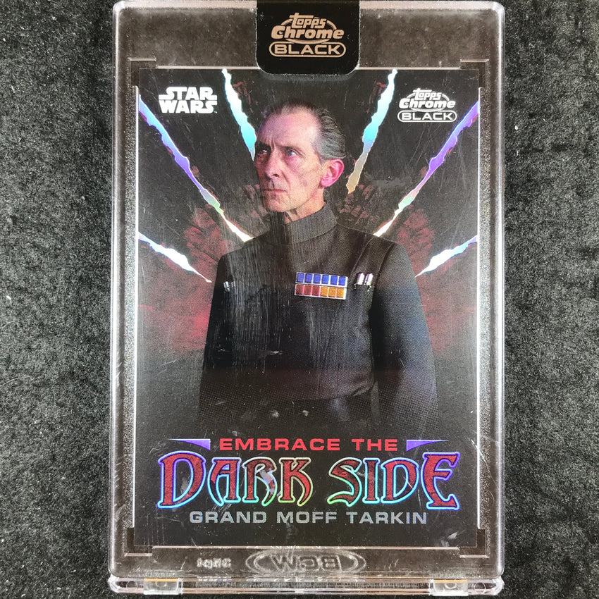 2024 Star Wars Chrome Black GRAND MOFF TARKIN Embrace the Dark Side #ED-12