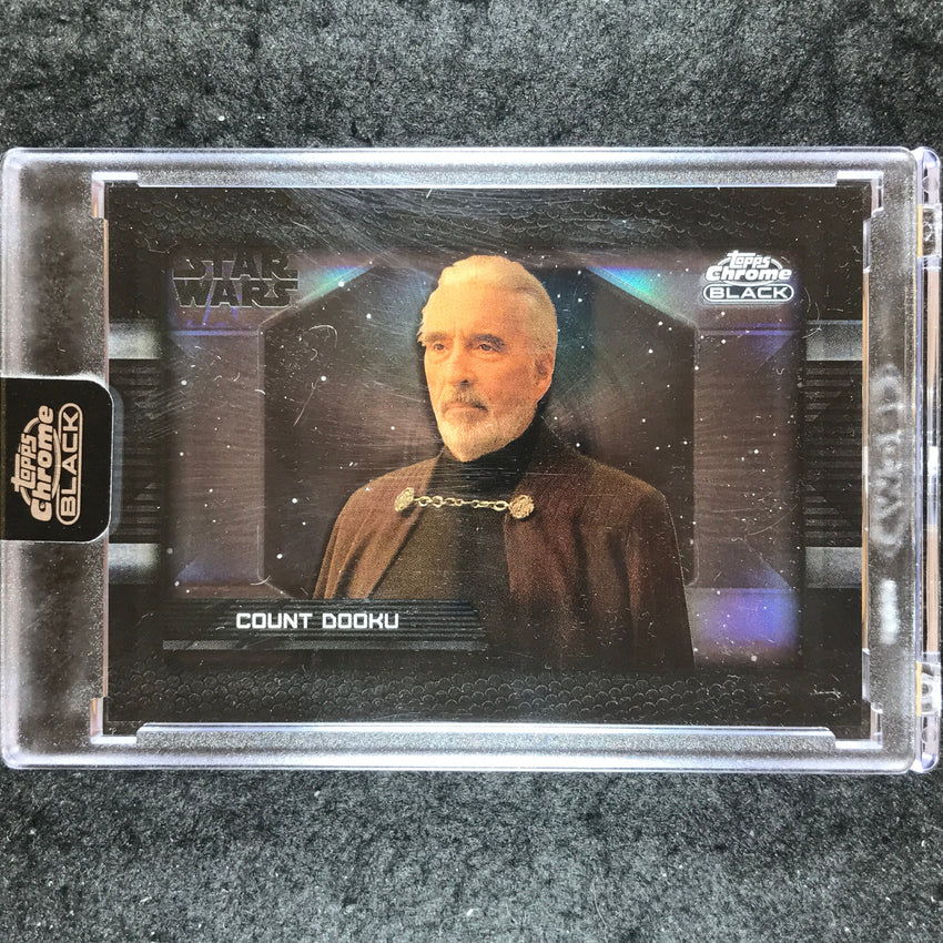 2024 Star Wars Chrome Black COUNT DOOKU Depth of the Dark Side #DD-5
