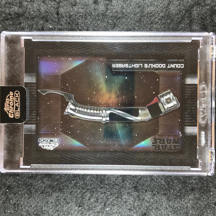 2024 Star Wars Chrome Black COUNT DOOKU'S LIGHTSABER Depth of the Dark Side #12