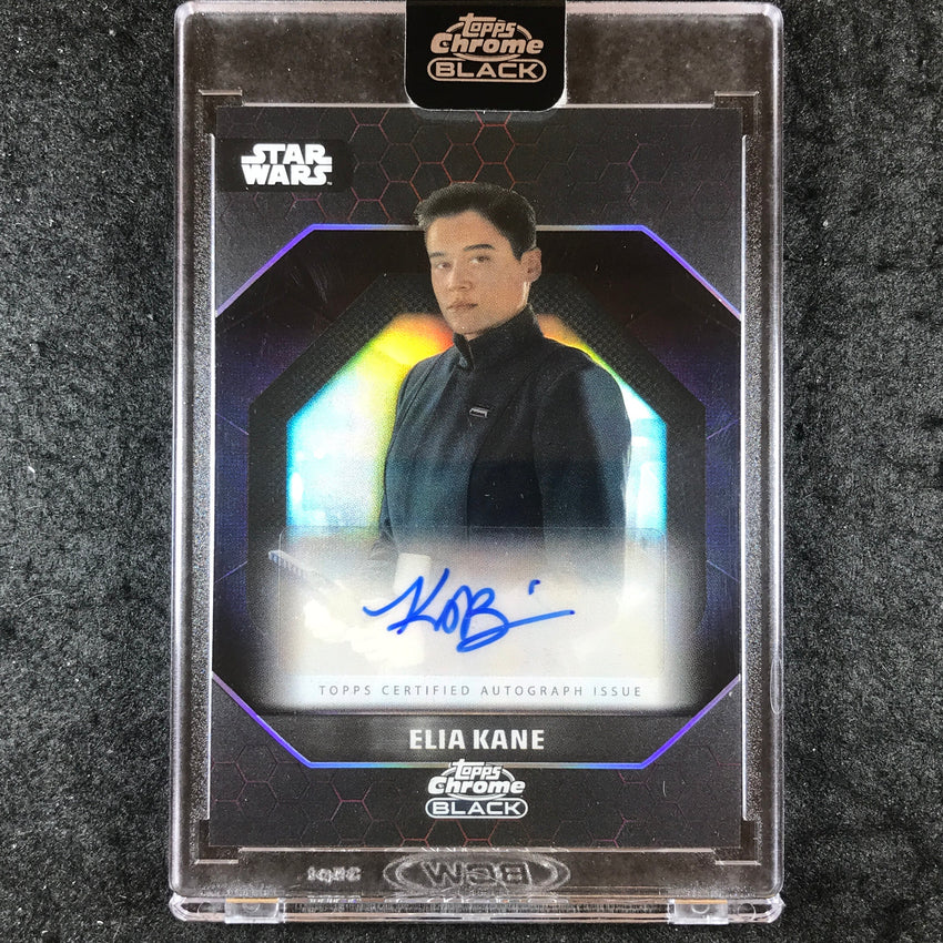 2024 Star Wars Chrome Black KATY O'BRIAN AS ELIA KANE Dark Side Auto #KO