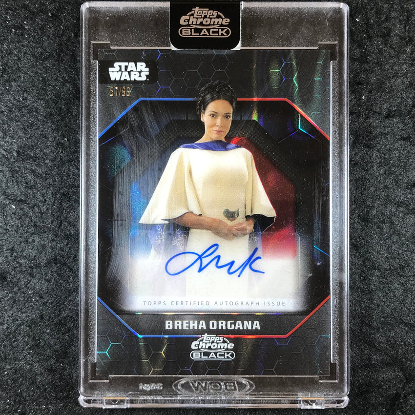 2024 Star Wars Chrome Black SIMONE KESSELL BREHA ORGANA Light Side Auto 57/99