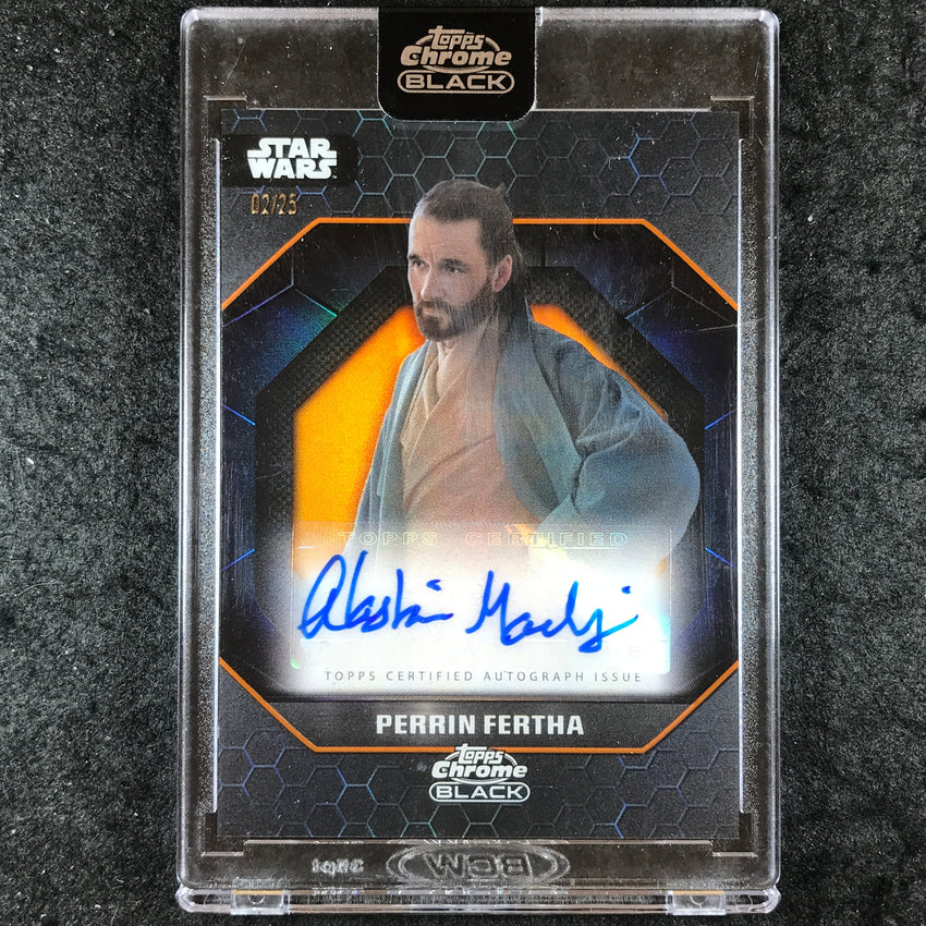 2024 Star Wars Chrome Black ALASTAIR MCKENZIE PERRIN FERTHA Light Side Auto 2/25