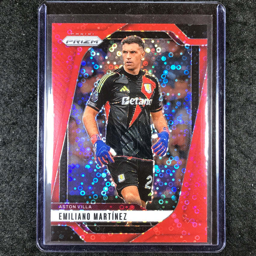 2024-25 Prizm EPL EMILIANO MARTINEZ Breakaway Red 29/49 #69