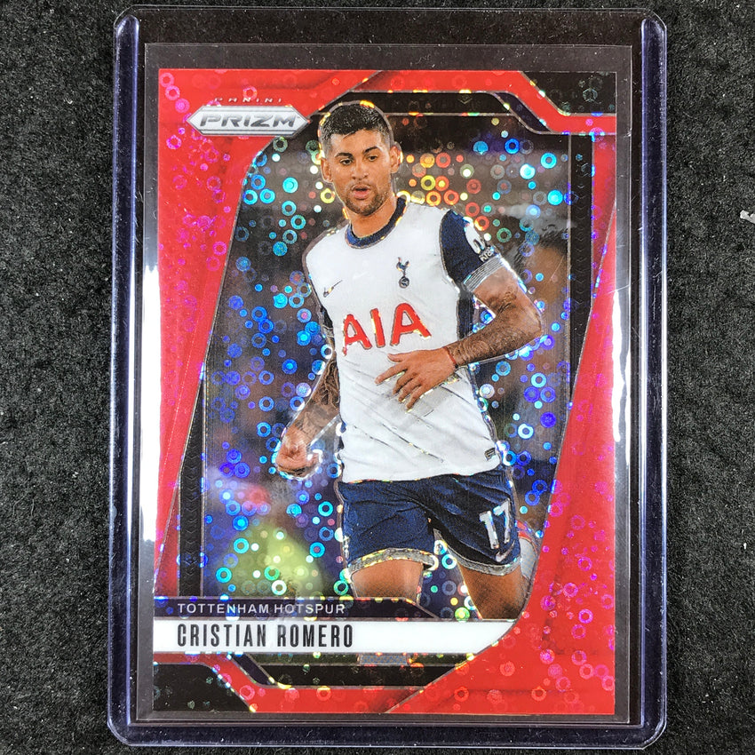 2024-25 Prizm EPL CRISTIAN ROMERO Breakaway Red 34/49 #86