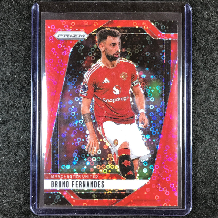 2024-25 Prizm EPL BRUNO FERNANDES Breakaway Red 40/49 #129