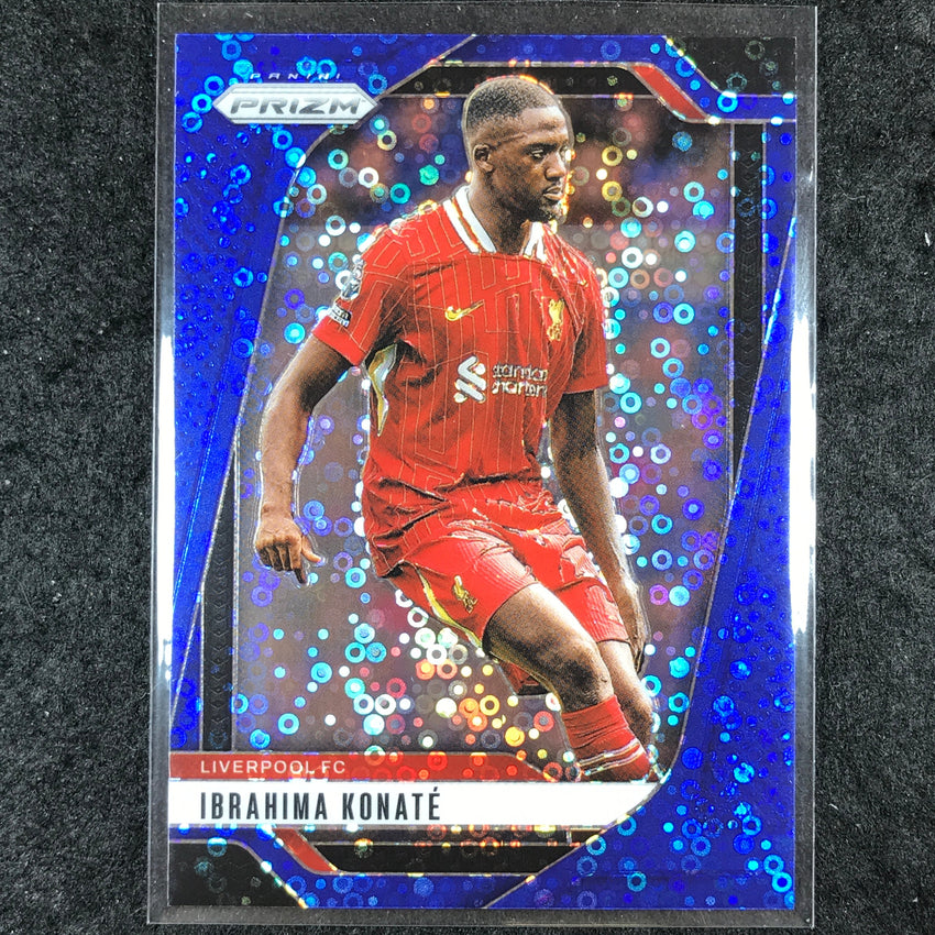 2024-25 Prizm EPL IBRAHIMA KONATE Breakaway Blue 25/99 #39