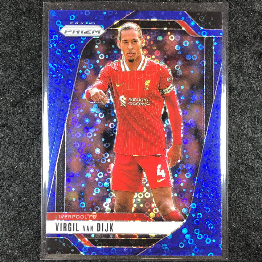 2024-25 Prizm EPL VIRGIL VAN DIJK Breakaway Blue 90/99 #52