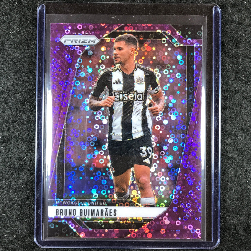 2024-25 Prizm EPL BRUNO GUIMARAES Breakaway Purple 22/25 #108