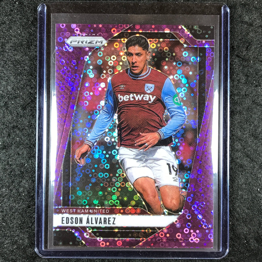 2024-25 Prizm EPL EDSON ALVAREZ Breakaway Purple 3/25 #156