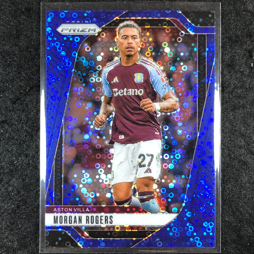 2024-25 Prizm EPL MORGAN ROGERS Breakaway Blue 27/99 #66