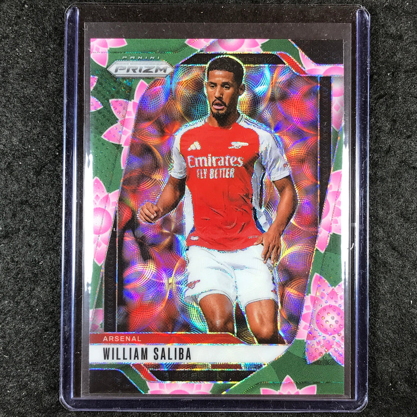 2024-25 Prizm EPL WILLIAM SALIBA Breakaway Lotus Flower 18/18 #20