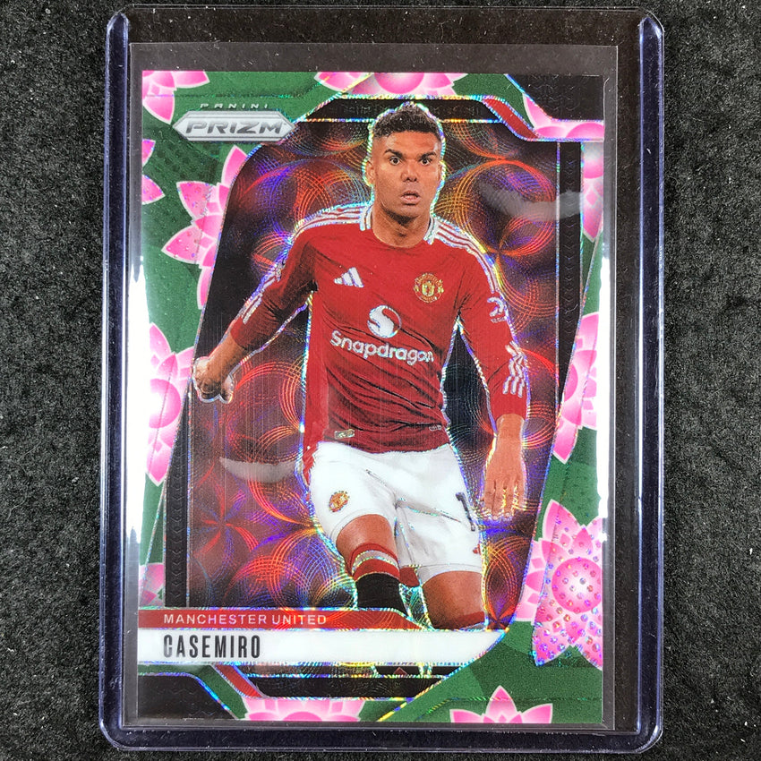 2024-25 Prizm EPL CASEMIRO Breakaway Lotus Flower 8/18 #127