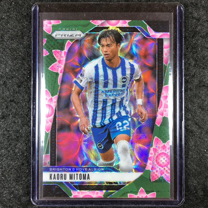 2024-25 Prizm EPL KAORU MITOMA Breakaway Lotus Flower 11/18 #173