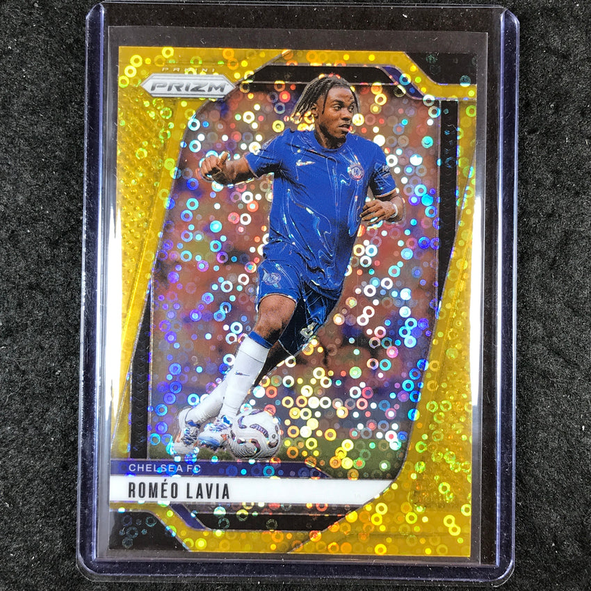 2024-25 Prizm EPL ROMEO LAVIA Breakaway Gold 7/10 #95