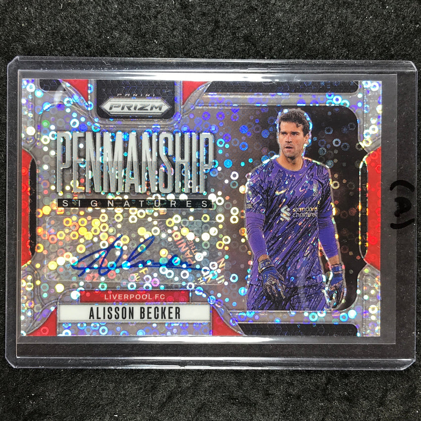 2024-25 Prizm EPL ALISSON BECKER Penmanship Auto Breakaway #AB (A)
