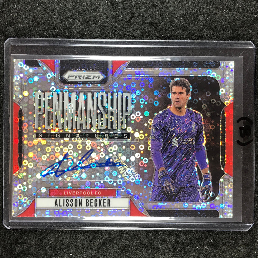 2024-25 Prizm EPL ALISSON BECKER Penmanship Auto Breakaway #AB (B)
