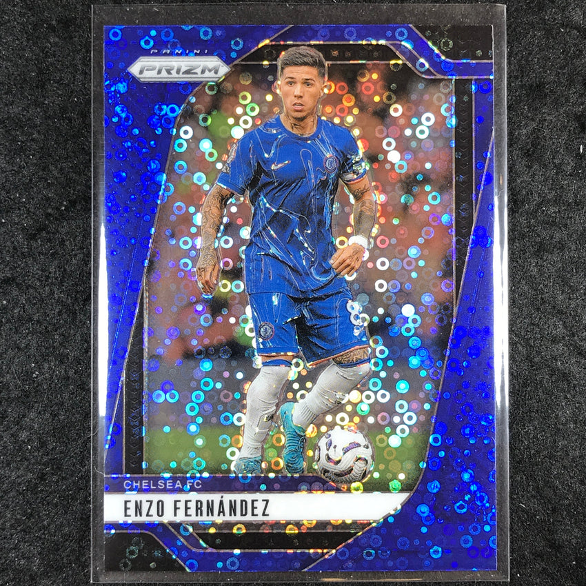 2024-25 Prizm EPL ENZO FERNANDEZ Breakaway Blue 16/99 #89