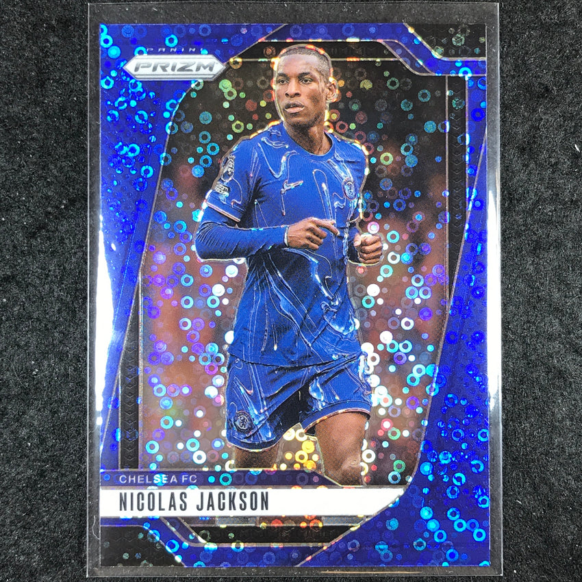 2024-25 Prizm EPL NICOLAS JACKSON Breakaway Blue 32/99 #99