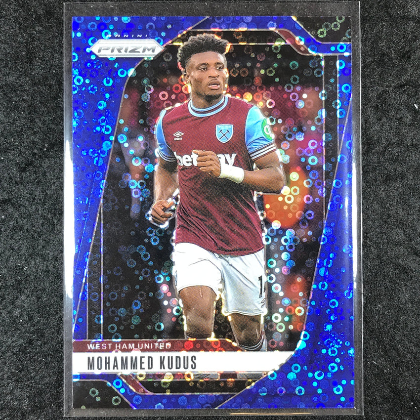 2024-25 Prizm EPL MOHAMMED KUDUS Breakaway Blue 37/99 #154