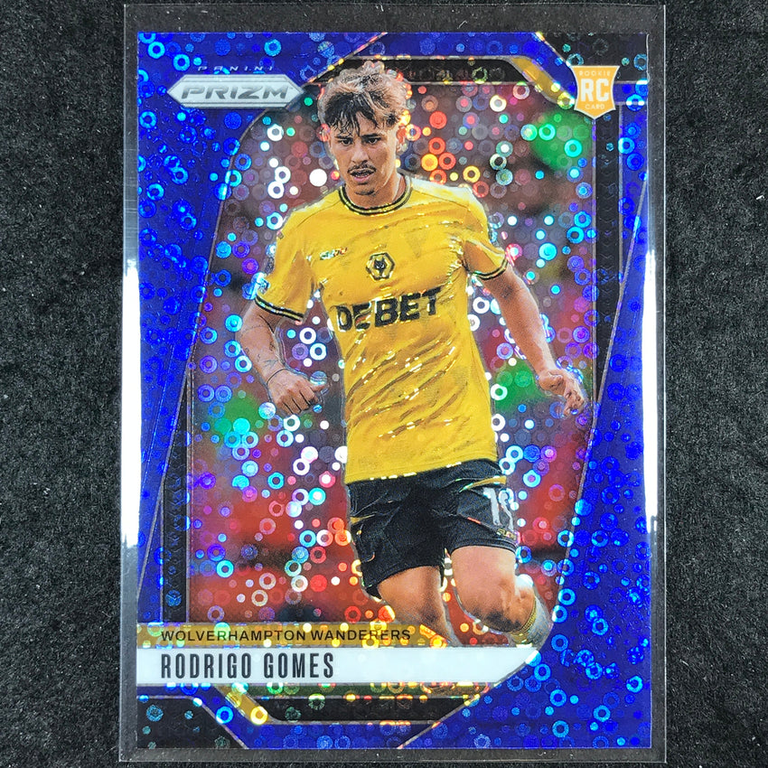 2024-25 Prizm EPL RODRIGO GOMES Rookie Breakaway Blue 7/99 #222